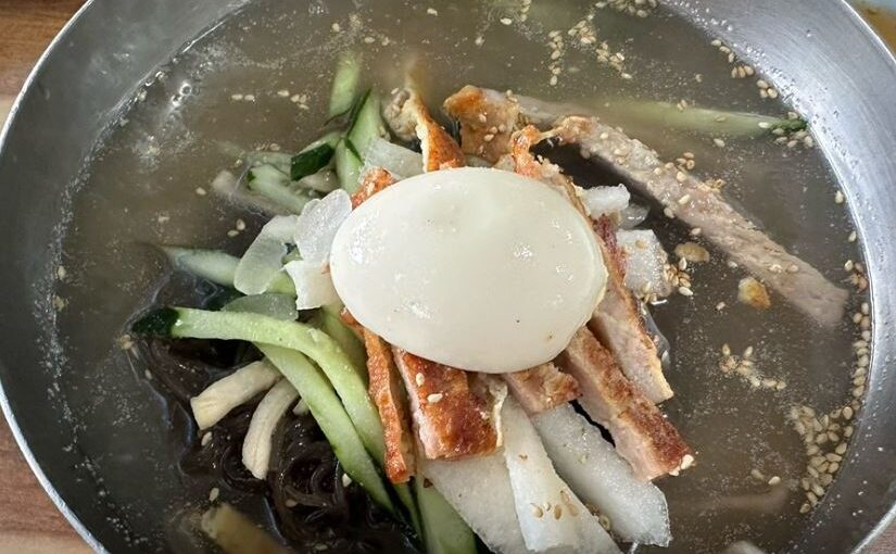 사천 재건냉면 – 두툼한 육전이 올라간 70년 전통의 경남 3대 냉면 노포