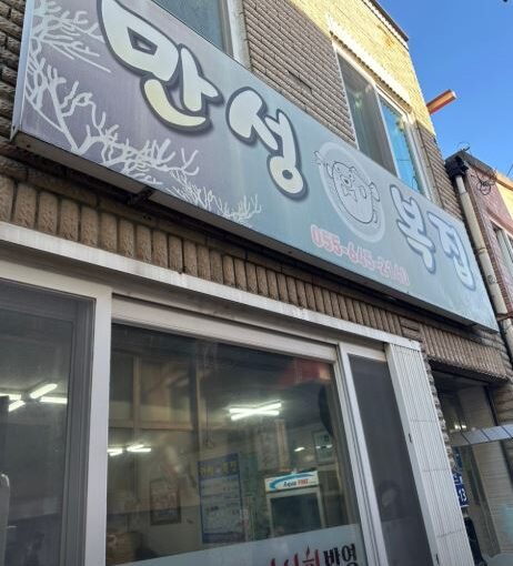 통영 만성복집 서호시장 명물! 미나리 가득한 시원한 졸복국 지리 노포