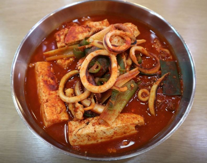 대전 오징어 국수